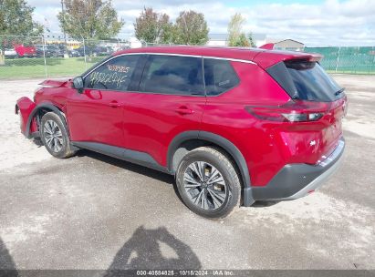 Lot #2995299535 2021 NISSAN ROGUE SV INTELLIGENT AWD