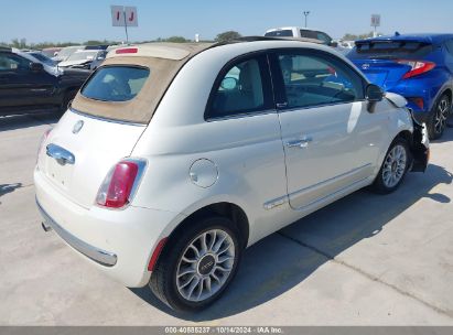 Lot #2992829732 2012 FIAT 500C LOUNGE