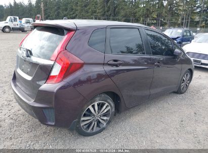 Lot #3047438426 2015 HONDA FIT EX/EX-L