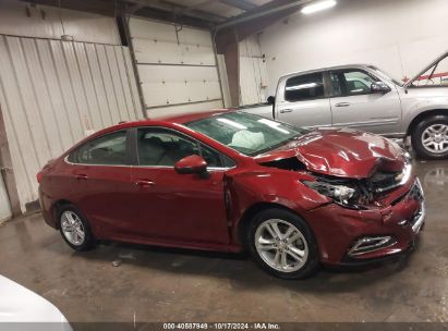 Lot #3031680892 2016 CHEVROLET CRUZE LT AUTO