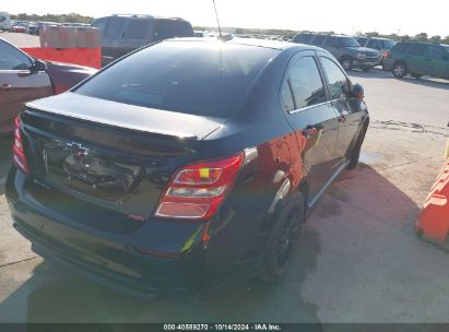 Lot #2992829690 2020 CHEVROLET SONIC FWD  LT