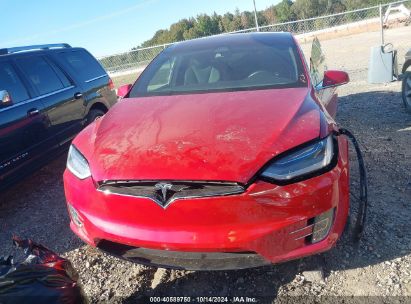 Lot #3035076159 2020 TESLA MODEL X LONG RANGE DUAL MOTOR ALL-WHEEL DRIVE/LONG RANGE PLUS DUAL MOTOR ALL-WHEEL DRIVE