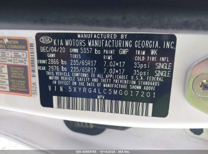 Lot #2992824062 2021 KIA SORENTO LX