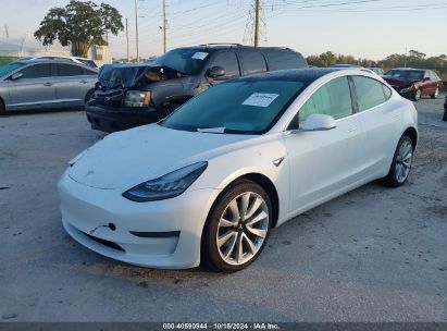 Lot #2995282998 2020 TESLA MODEL 3 STANDARD RANGE PLUS REAR-WHEEL DRIVE/STANDARD RANGE REAR-WHEEL DRIVE