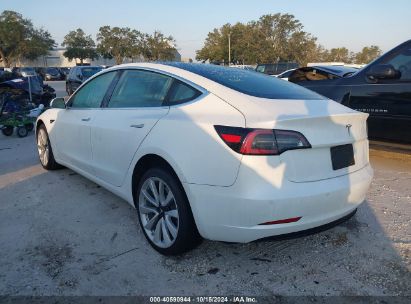 Lot #2995282998 2020 TESLA MODEL 3 STANDARD RANGE PLUS REAR-WHEEL DRIVE/STANDARD RANGE REAR-WHEEL DRIVE