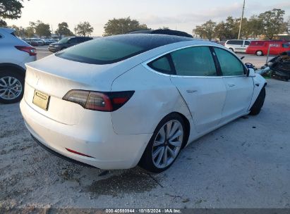 Lot #2995282998 2020 TESLA MODEL 3 STANDARD RANGE PLUS REAR-WHEEL DRIVE/STANDARD RANGE REAR-WHEEL DRIVE