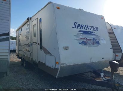 Lot #3037527324 2008 KEYSTONE SPRINTER