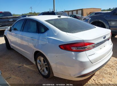 Lot #2992823999 2018 FORD FUSION HYBRID SE