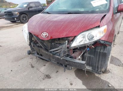 Lot #2992835218 2012 TOYOTA SIENNA XLE V6 8 PASSENGER