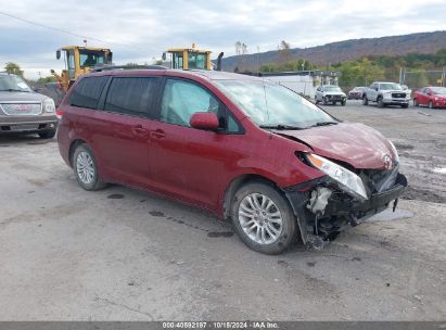 Lot #2992835218 2012 TOYOTA SIENNA XLE V6 8 PASSENGER