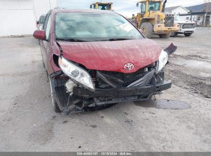 Lot #2992835218 2012 TOYOTA SIENNA XLE V6 8 PASSENGER