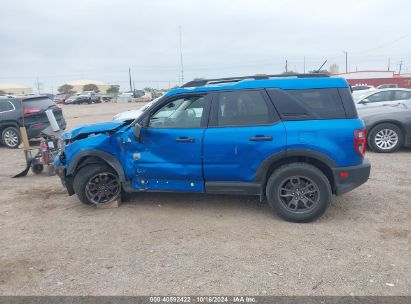 Lot #3035086403 2022 FORD BRONCO SPORT BIG BEND