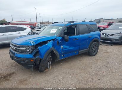 Lot #3035086403 2022 FORD BRONCO SPORT BIG BEND