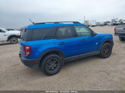 Lot #3035086403 2022 FORD BRONCO SPORT BIG BEND