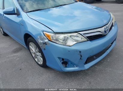 Lot #3035076047 2013 TOYOTA CAMRY HYBRID XLE