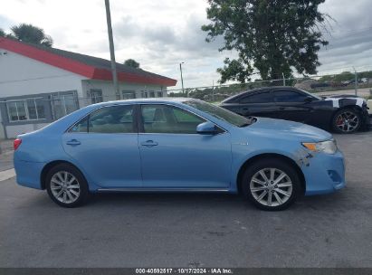 Lot #3035076047 2013 TOYOTA CAMRY HYBRID XLE