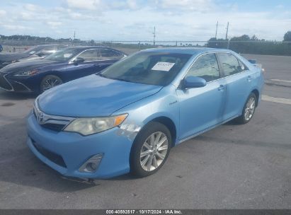 Lot #3035076047 2013 TOYOTA CAMRY HYBRID XLE