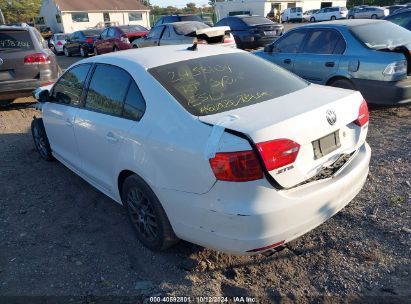 Lot #2995299220 2012 VOLKSWAGEN JETTA 2.5L SE