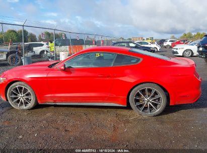 Lot #2996533446 2016 FORD MUSTANG ECOBOOST