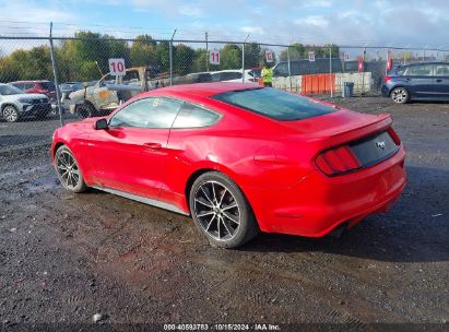 Lot #2996533446 2016 FORD MUSTANG ECOBOOST