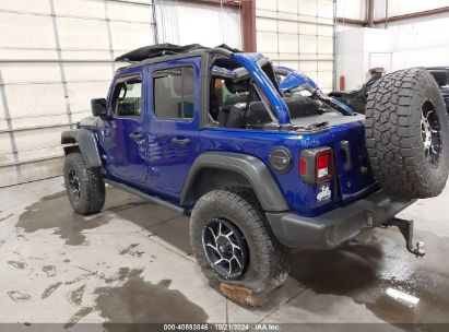 Lot #3051079354 2020 JEEP WRANGLER UNLIMITED SPORT S 4X4