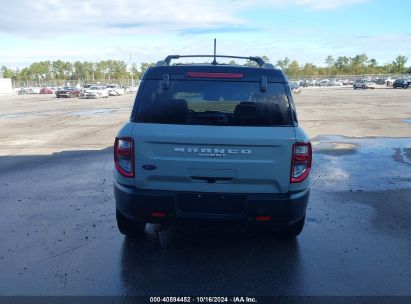 Lot #3021951071 2022 FORD BRONCO SPORT OUTER BANKS