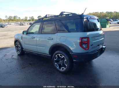 Lot #3021951071 2022 FORD BRONCO SPORT OUTER BANKS