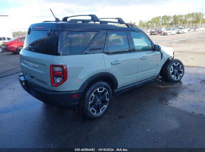 Lot #3021951071 2022 FORD BRONCO SPORT OUTER BANKS