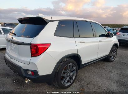 Lot #3051084190 2022 HONDA PASSPORT 2WD EX-L