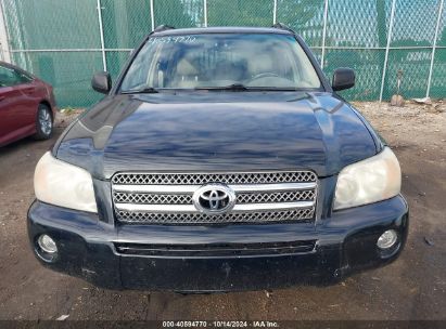 Lot #2995299523 2007 TOYOTA HIGHLANDER HYBRID LIMITED V6