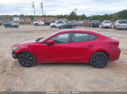 Lot #3037527302 2014 MAZDA MAZDA3 I SPORT