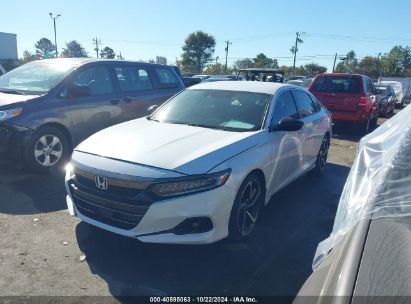 Lot #2992824499 2021 HONDA ACCORD SPORT