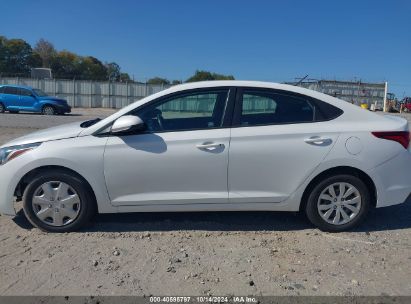 Lot #2989126801 2021 HYUNDAI ACCENT SE