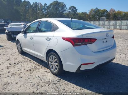 Lot #2989126801 2021 HYUNDAI ACCENT SE