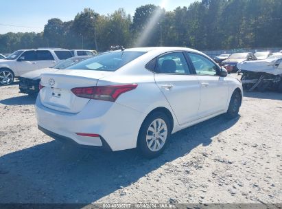 Lot #2989126801 2021 HYUNDAI ACCENT SE