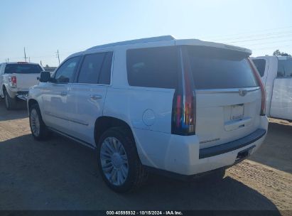 Lot #2992833769 2020 CADILLAC ESCALADE 4WD PLATINUM