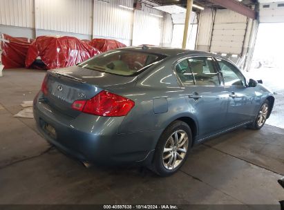 Lot #3034053701 2009 INFINITI G37X