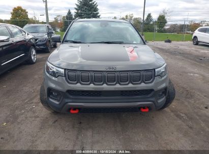 Lot #3035075955 2022 JEEP COMPASS TRAILHAWK 4X4