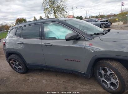 Lot #3035075955 2022 JEEP COMPASS TRAILHAWK 4X4