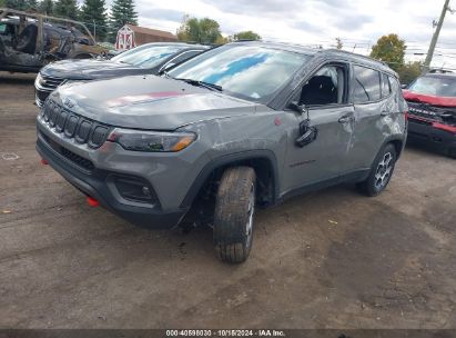 Lot #3035075955 2022 JEEP COMPASS TRAILHAWK 4X4