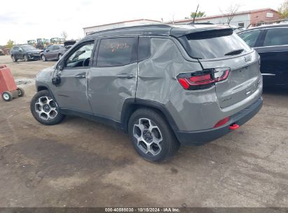 Lot #3035075955 2022 JEEP COMPASS TRAILHAWK 4X4