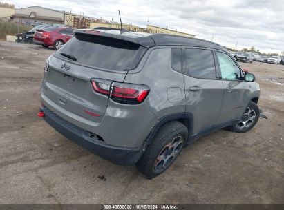 Lot #3035075955 2022 JEEP COMPASS TRAILHAWK 4X4