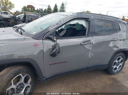 Lot #3035075955 2022 JEEP COMPASS TRAILHAWK 4X4