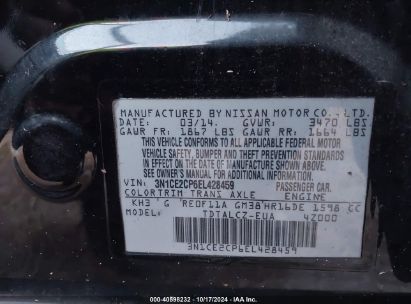 Lot #2992824463 2014 NISSAN VERSA NOTE S PLUS