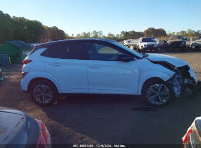 Lot #2992815597 2022 HYUNDAI KONA ELECTRIC SEL