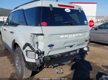 Lot #3004094779 2024 FORD BRONCO SPORT BIG BEND