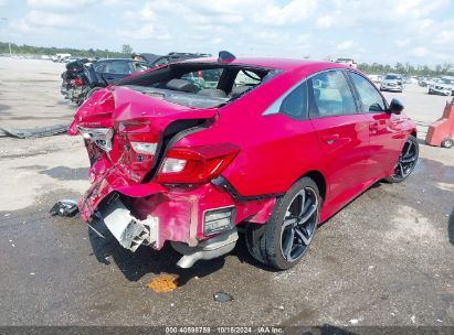 Lot #3053064580 2022 HONDA ACCORD HYBRID SPORT