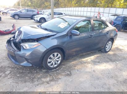 Lot #2996533390 2016 TOYOTA COROLLA LE