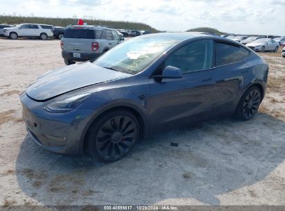 Lot #2992824442 2022 TESLA MODEL Y PERFORMANCE DUAL MOTOR ALL-WHEEL DRIVE