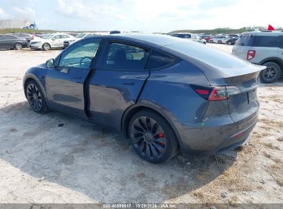 Lot #2992824442 2022 TESLA MODEL Y PERFORMANCE DUAL MOTOR ALL-WHEEL DRIVE